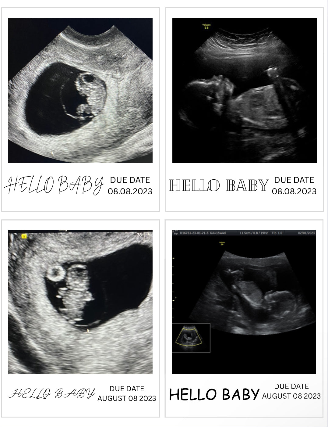 Baby Announcements Flat Magnets
