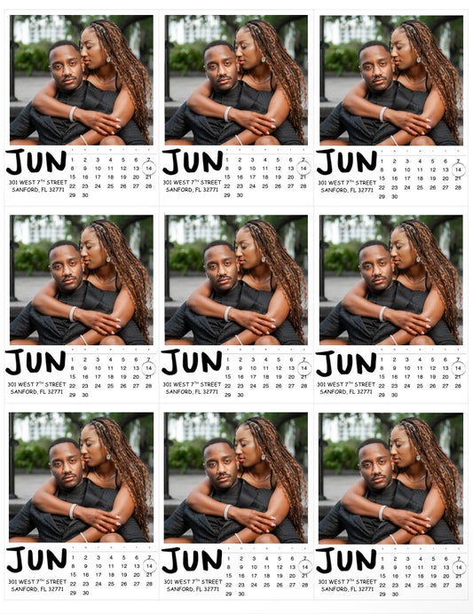 Save The Date Flat Magnets