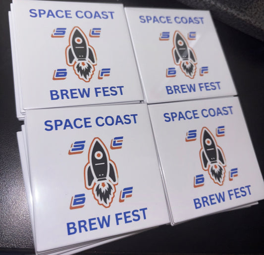 2.5 x 2.5 button magnet- Business