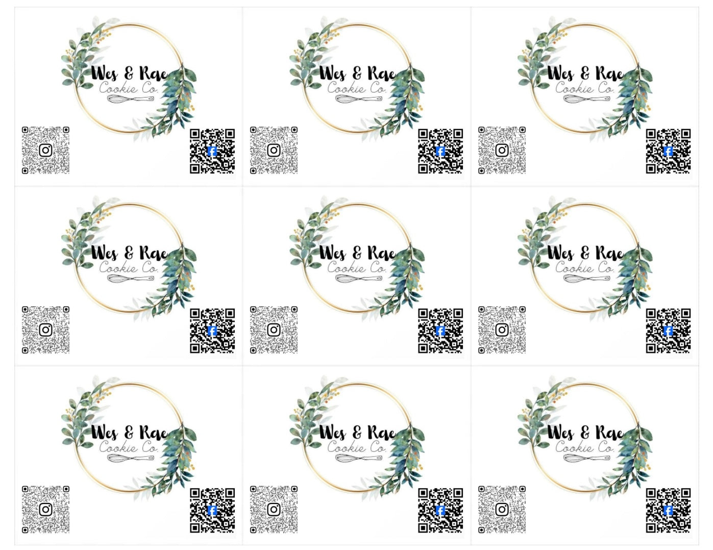 Business Flat Flexible Magnets